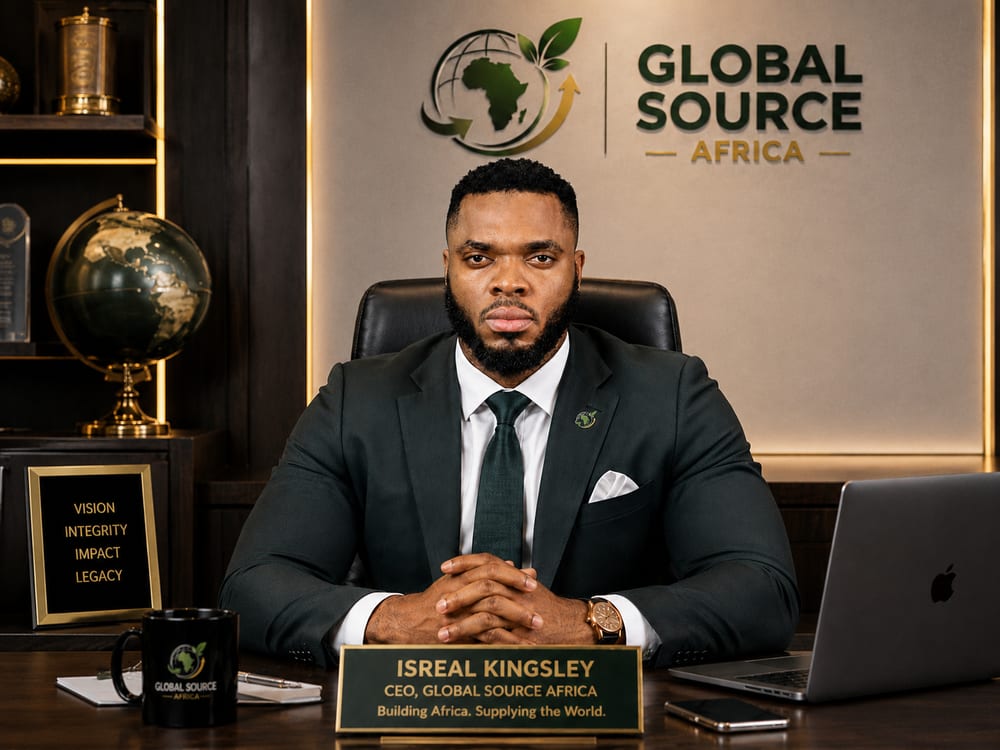 Isreal Kingsley, founder of GlobalSource Africa