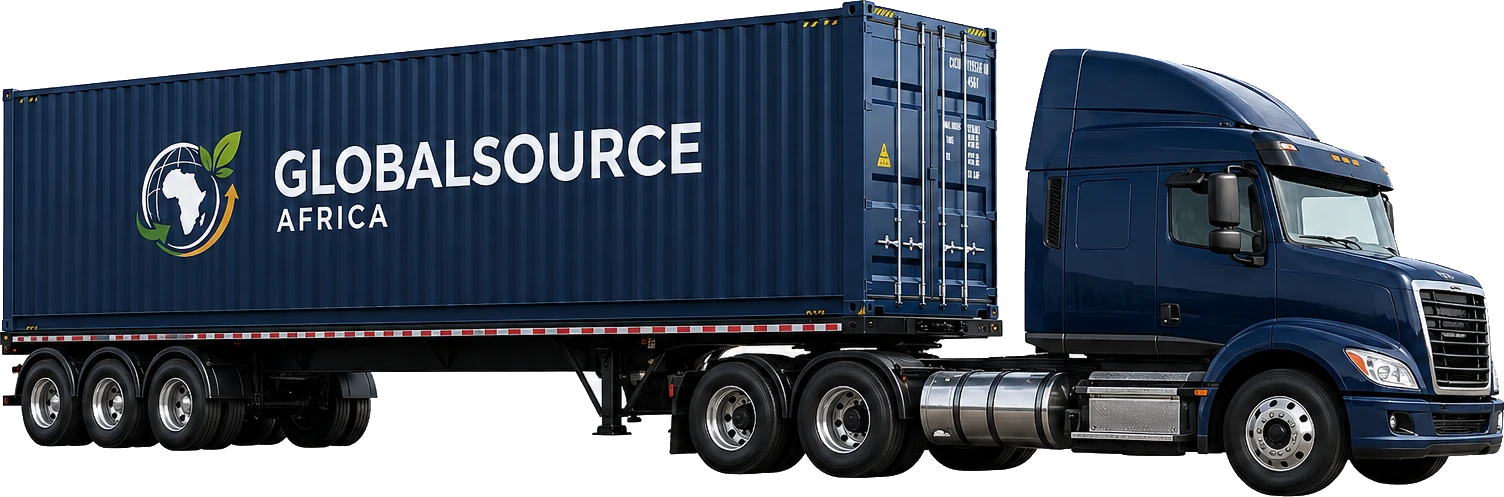 GlobalSource Africa container truck